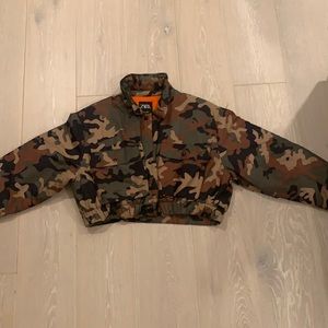 Zara Army Styled Puffer Coat